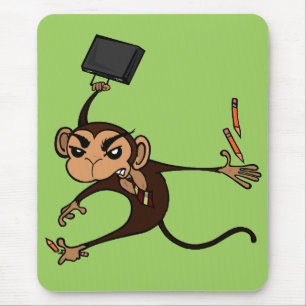 MOUSEPAD PAD DE MOUSE VERTICAL DE MACACO FRUSTRADO