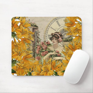 Mousepad Pad de Mouse Vitoriano Floral! Pad do mouse