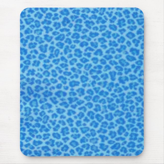 Mousepad Pad de Mouse Zebra Azul (Frente)