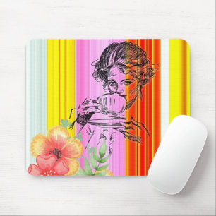 Mousepad Pad de Rato da Mulher Vitoriana! Pad do mouse