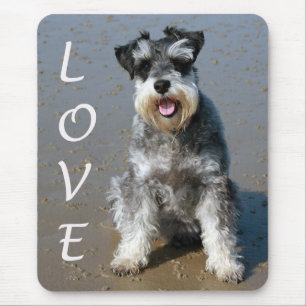 Mousepad Pad De Rato De Cachorro De Miniatura Schnauzer