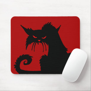 Mousepad Pad de Rato de Gato Negro