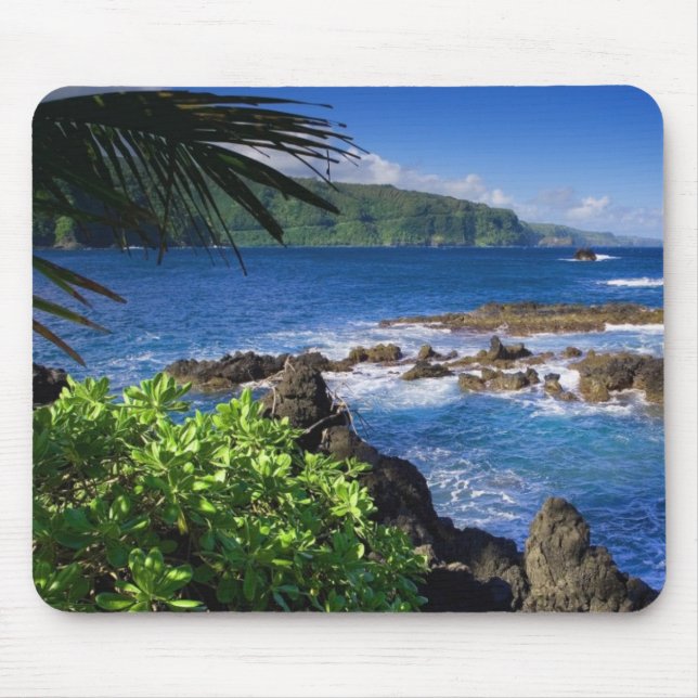 Mousepad Pad de rato de praia tropical (Frente)