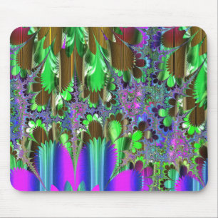Mousepad Pad de rato orgânico roxo e verde