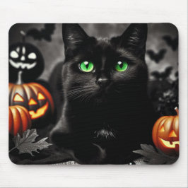 Mousepad Pad de Rato Preto de Halloween