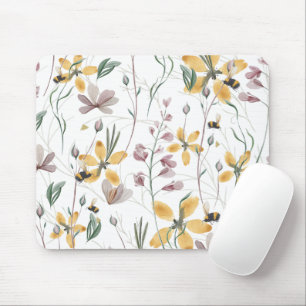 Mousepad Pad de Ratos de Abelhas e Botânicos