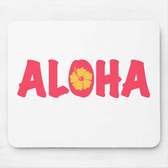 Mousepad Pad do mouse Aloha (Frente)