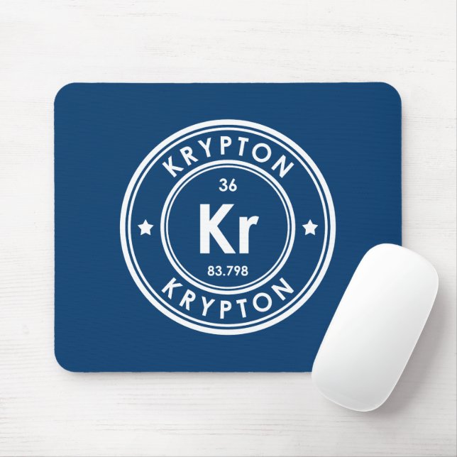 Mousepad Pad do mouse azul de elemento Krypton (Com mouse)