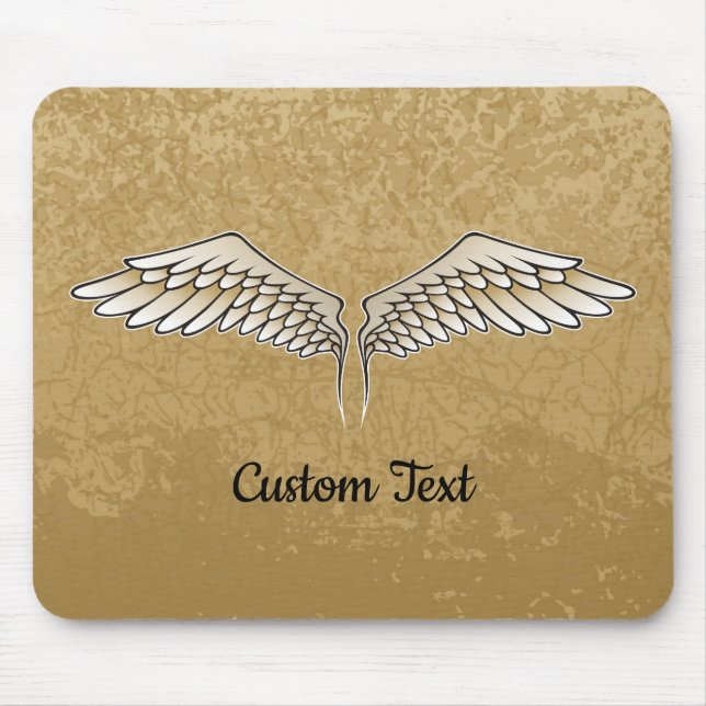 Mousepad Pad do mouse Beige Wings (Frente)