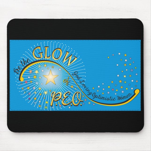 Mousepad Pad do mouse BeTheGlowOfPEO (Frente)