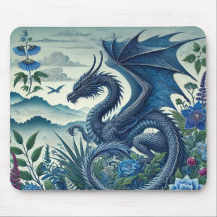 Mousepad Pad do mouse Blue Dragon Mesa Inspirada em Fanta