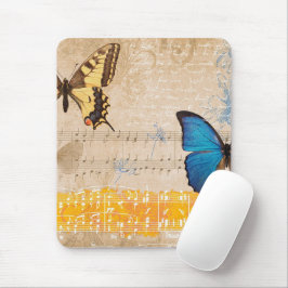 Mousepad Pad do mouse borboleta