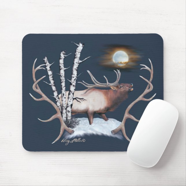 Mousepad Pad do mouse Bull Elk (Com mouse)