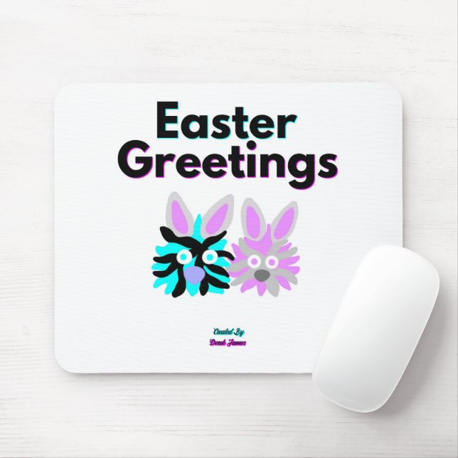 Mousepad Pad do mouse Bunny Felpudos (Com mouse)