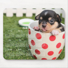 Mousepad Pad do mouse Calendar 2018 em Chihuahua