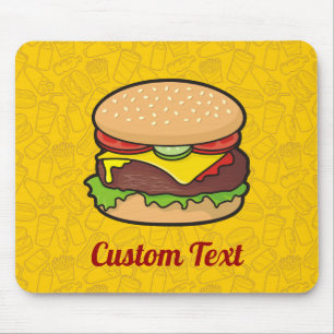 Mousepad Pad do mouse Cheeseburger