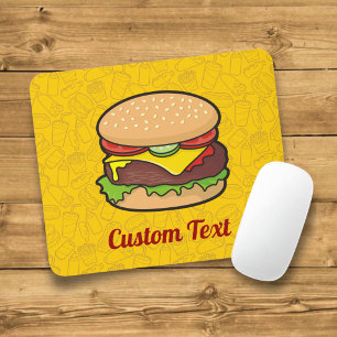 Mousepad Pad do mouse Cheeseburger