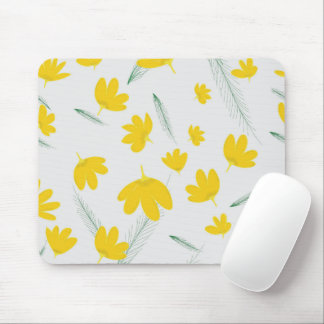 Mousepad Pad do Mouse com Tulipas Amarelas