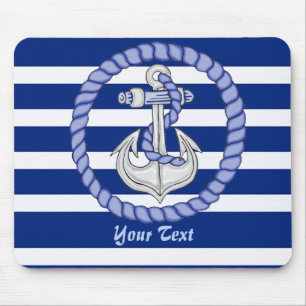 Mousepad Pad do mouse da Âncora Náutica Personalizada 2