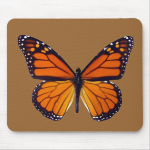 Mousepad Pad do mouse da borboleta laranja