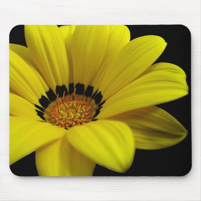 Mousepad Pad do mouse da flor amarela (Frente)