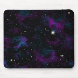 Mousepad Pad do mouse da Galáxia Roxa e Azul