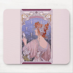Mousepad Pad do mouse da mulher cortada