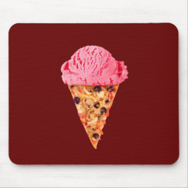 Mousepad Pad do mouse da pizza sorvete