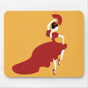 Mousepad Pad do Mouse Dançarino Flamenco