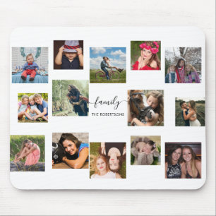 Mousepad Pad do mouse de colagem de fotos