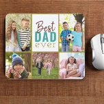 Mousepad Pad do mouse de colagem de fotos Ever 5 do melhor<br><div class="desc">Pad personalizado do mouse para o melhor pai de sempre! O modelo de foto é configurado para você adicionar 5 de suas fotos da família favorita,  que enquadram a redação "Melhor Pai de sempre". Um presente personalizado útil para o seu pai de dia de os pais.</div>