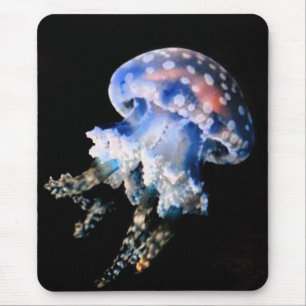 Mousepad Pad do mouse de computador com água-viva azul