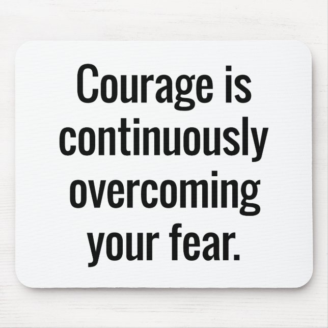 Mousepad Pad do mouse de coragem (Frente)