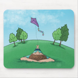 Mousepad Pad do Mouse de design Voo Kite