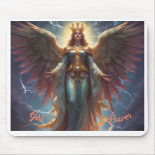 Mousepad Pad do mouse de energia da AI Girl