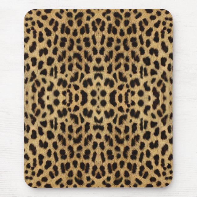 Mousepad Pad do mouse de impressão leopardo (Frente)