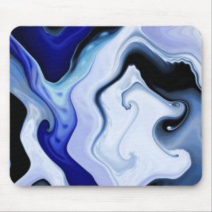 Mousepad Pad do mouse de ondas azuis