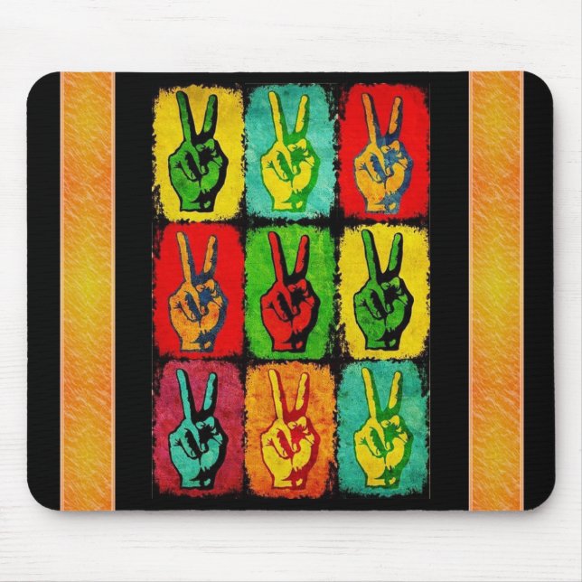 Mousepad Pad do Mouse de Paz (Frente)