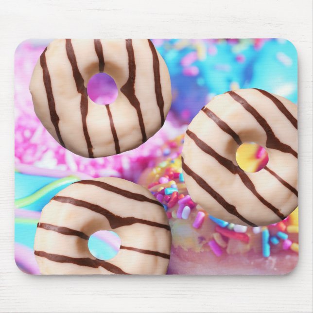 Mousepad Pad do mouse de Rosquinha doce tudo (Frente)