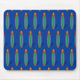 Mousepad Pad do mouse Design da surfboard azul