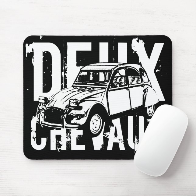 Mousepad Pad do mouse Deux Chevaux (Com mouse)