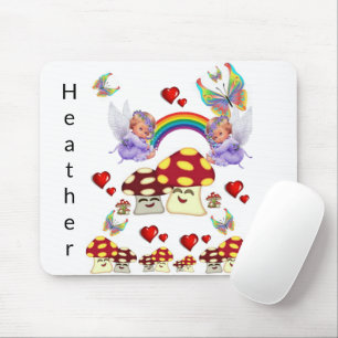 Mousepad Pad do Mouse do Angel Mushroom! Pad do mouse