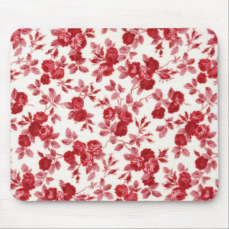 Mousepad Pad do mouse do Chic Rosa vermelha