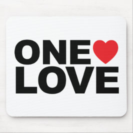 Mousepad Pad do mouse do logotipo OneLove