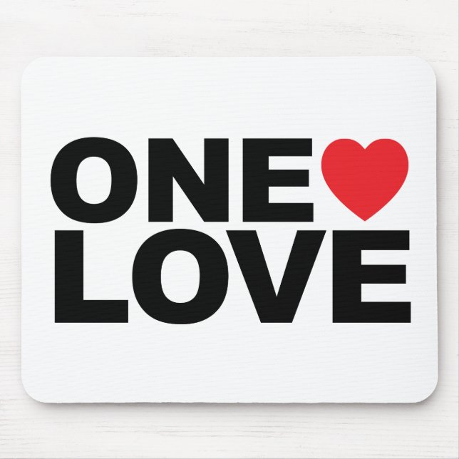 Mousepad Pad do mouse do logotipo OneLove (Frente)