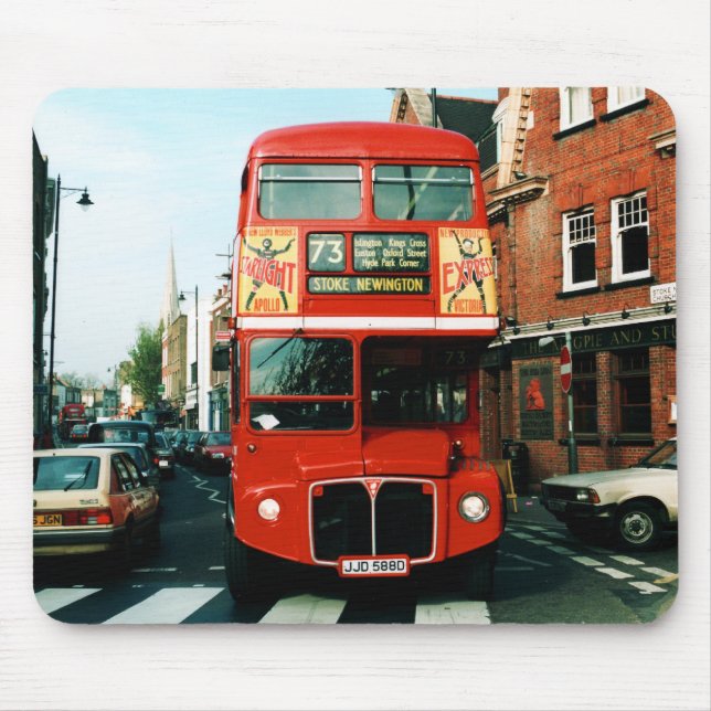 Mousepad Pad do mouse do ônibus de Souvenir London (Frente)