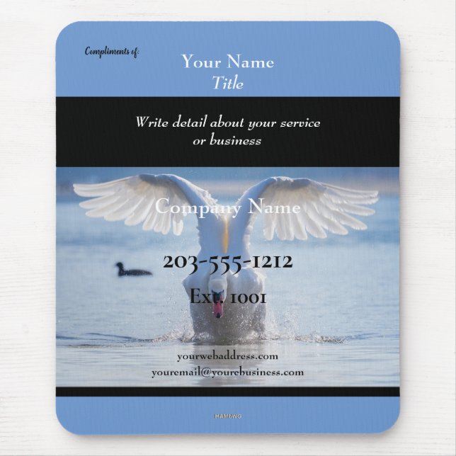 Mousepad Pad do mouse do promocional que você personaliza - (Frente)