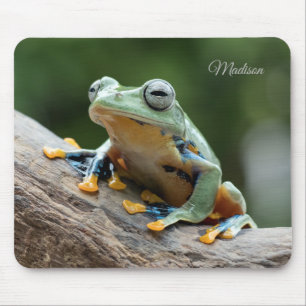 Mousepad Pad do mouse do Sapo de nome personalizado