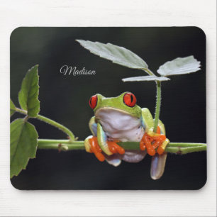 Mousepad Pad do mouse do Sapo de nome personalizado
