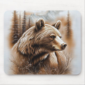 Mousepad PAd do mouse do urso